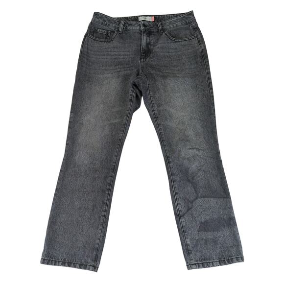 Cabi 100% BF Boyfriend Jeans 4329 Black Wash Women's Size 6 - Picture 1 of 8